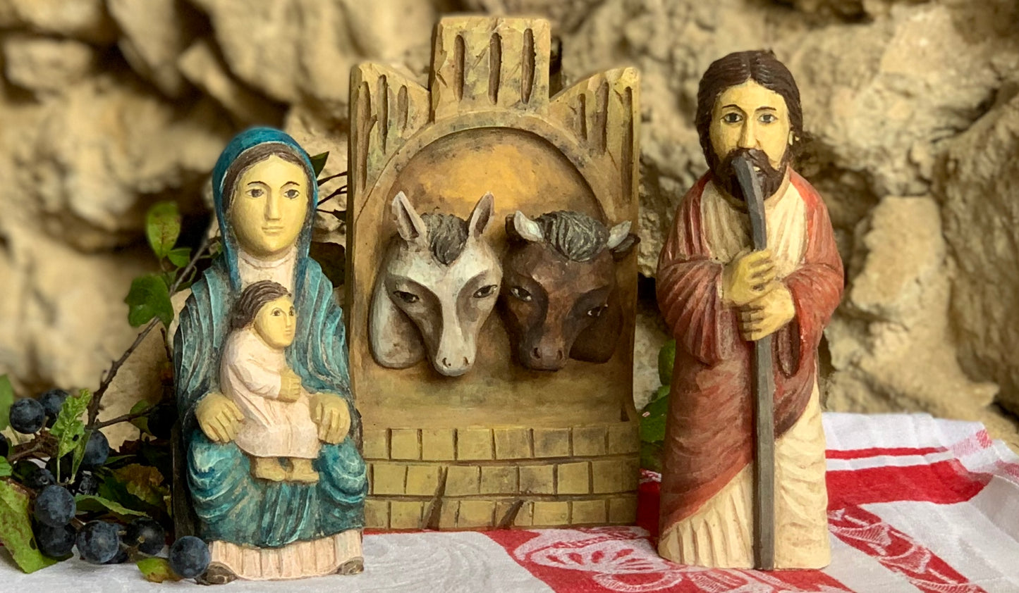 Grande crèche - Nativité Romane