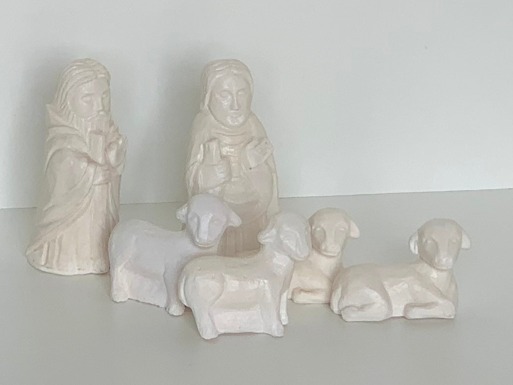 Figurines de crèche - Les bergers de Noël