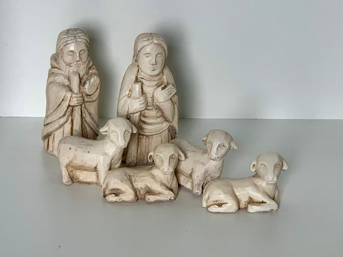 Figurines de crèche - Les bergers de Noël