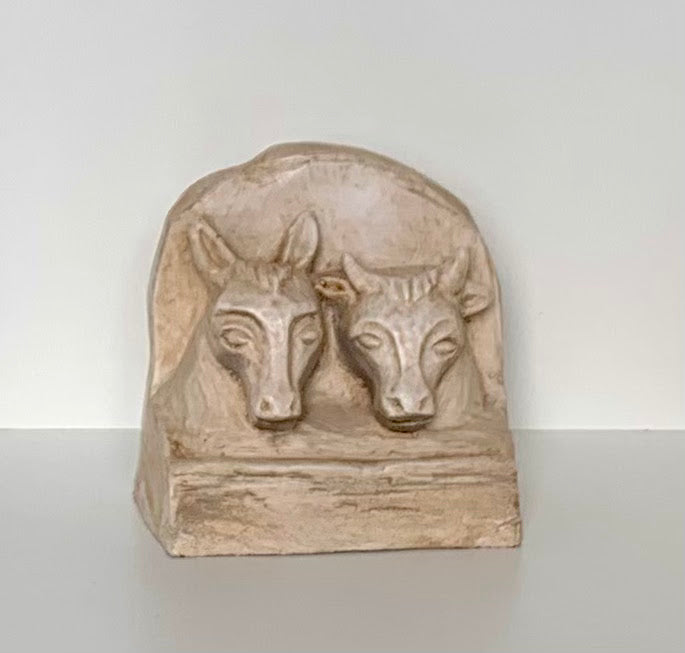 Figurine de crèche - L’âne et le bœuf