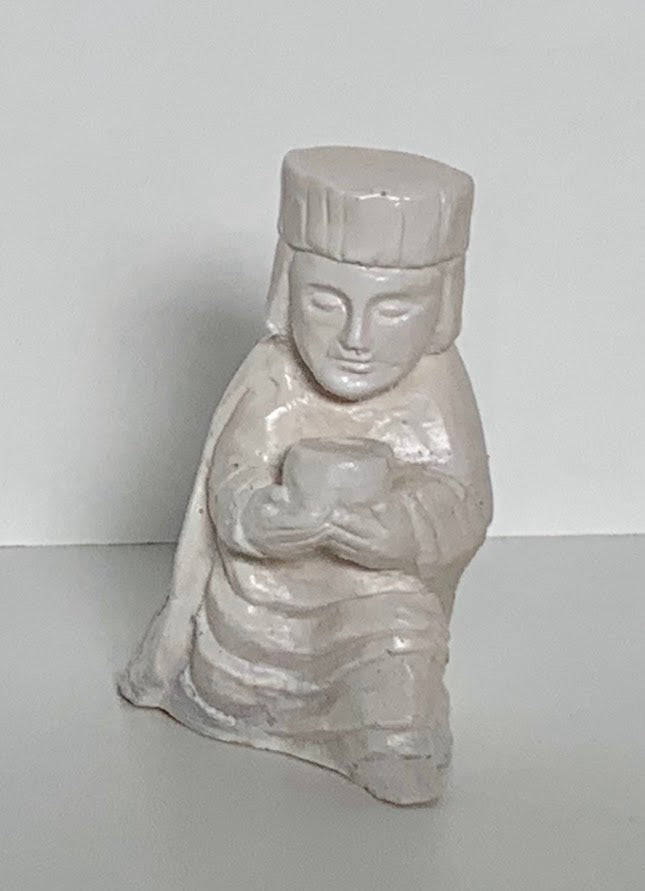 Figurine de crèche - Roi mage à genou