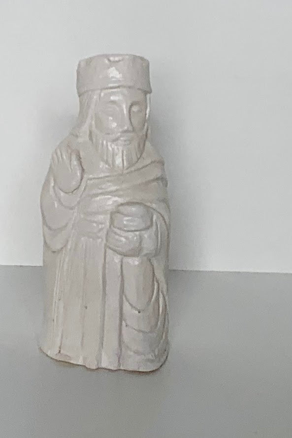 Figurine de crèche - Roi mage debout au vase