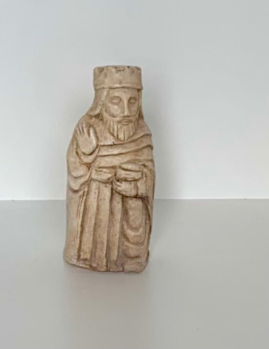 Figurine de crèche - Roi mage debout au vase