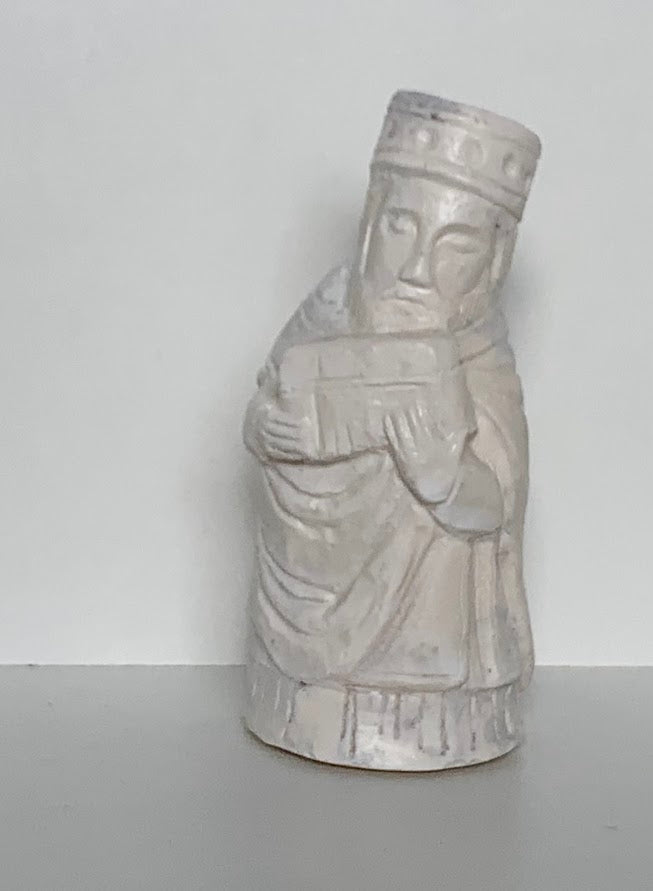 Figurine de crèche - Roi mage debout au coffret