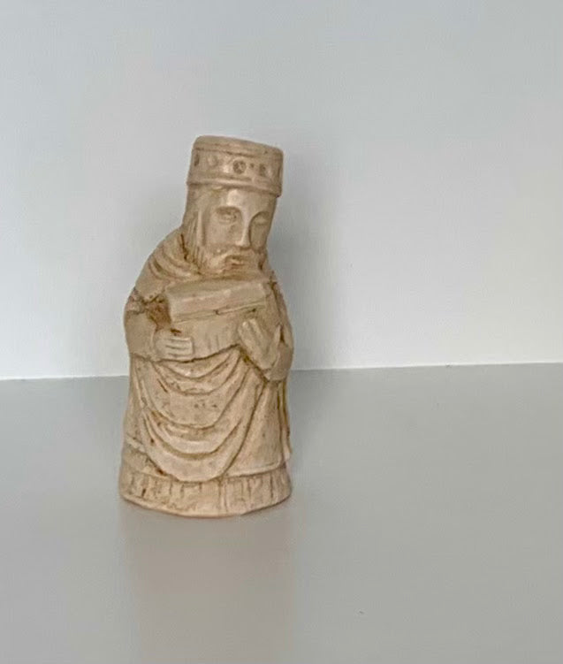 Figurine de crèche - Roi mage debout au coffret