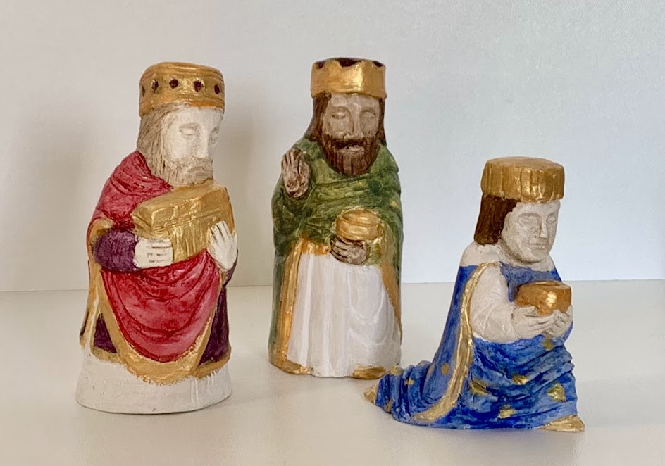 Figurines de crèche - Les trois rois mages