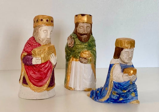 Figurines de crèche - Les trois rois mages