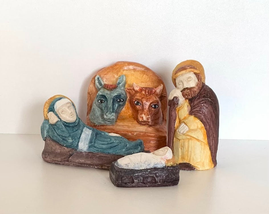 Figurines de crèche - La Sainte famille