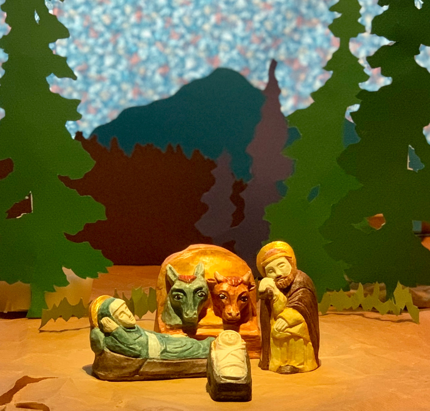 Figurines de crèche - La Sainte famille