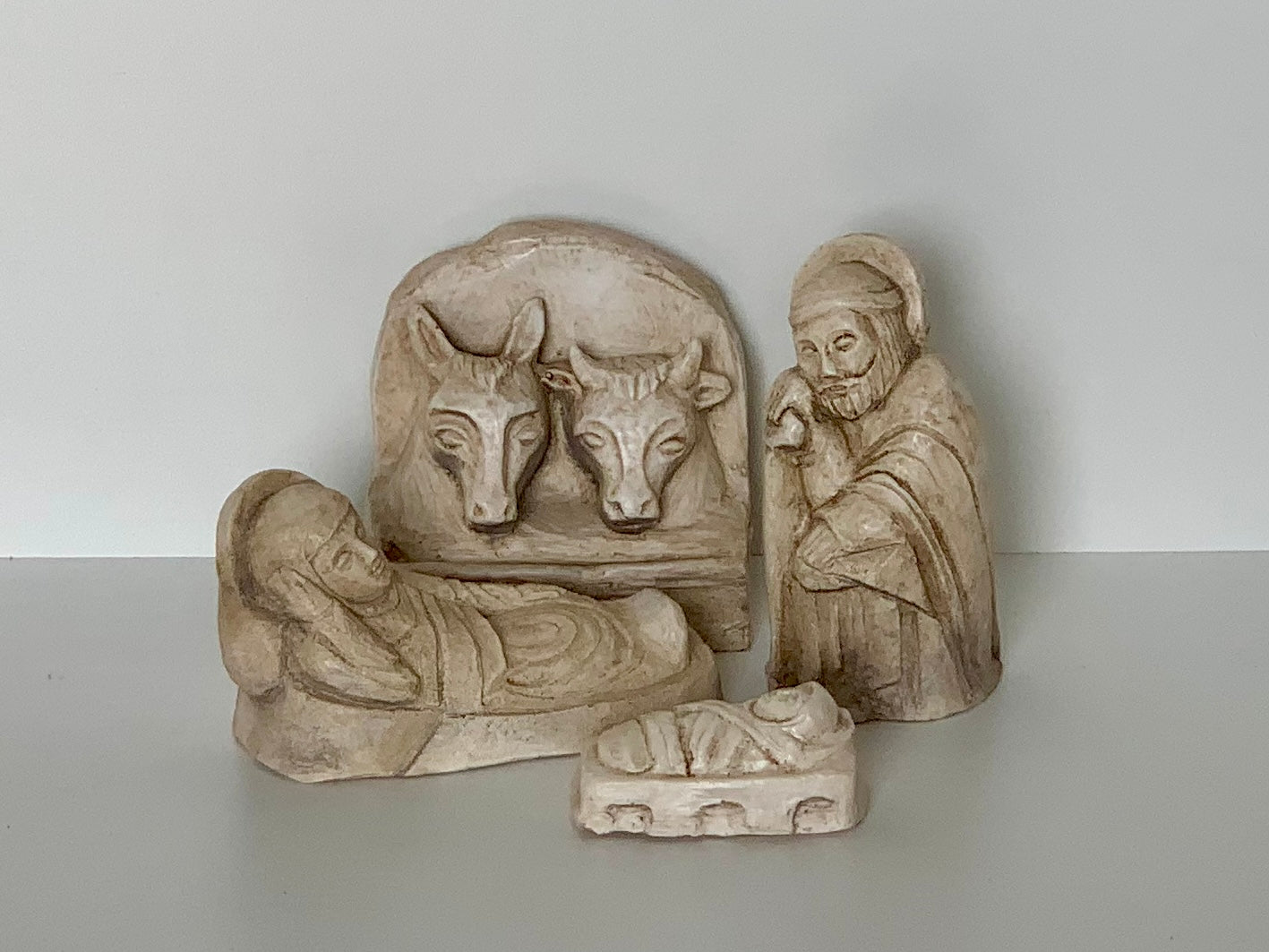 Figurines de crèche - La Sainte famille